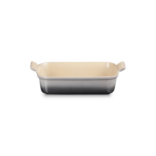 Le Creuset aardewerken rechthoekige ovenschaal - 19 cm / 1.1 liter - ebbenzwart