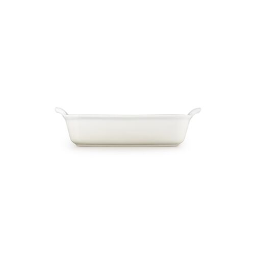 Le Creuset aardewerken rechthoekige ovenschaal - 26 cm / 2.3 liter - meringue