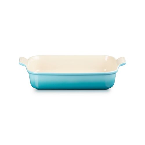 Le Creuset aardewerken rechthoekige ovenschaal - 32 cm / 4.0 liter - caribbean blue