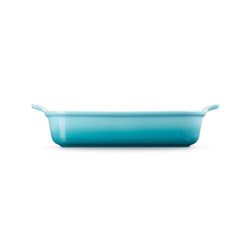 Le Creuset aardewerken rechthoekige ovenschaal - 32 cm / 4.0 liter - caribbean blue