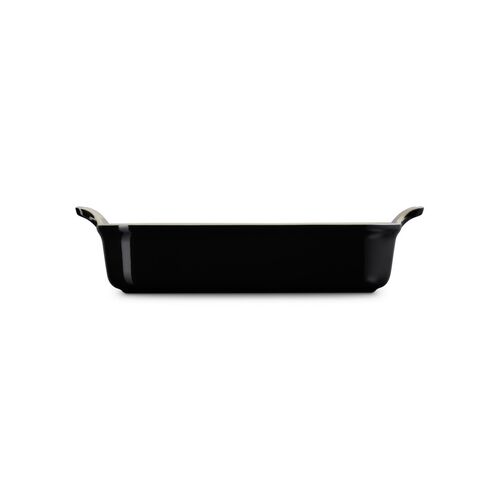 Le Creuset aardewerken rechthoekige ovenschaal - 32 cm / 4.0 liter - ebbenzwart