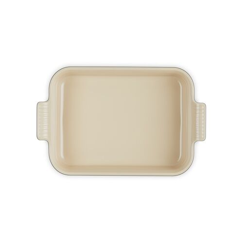 Le Creuset aardewerken rechthoekige ovenschaal - 32 cm / 4.0 liter - ebbenzwart