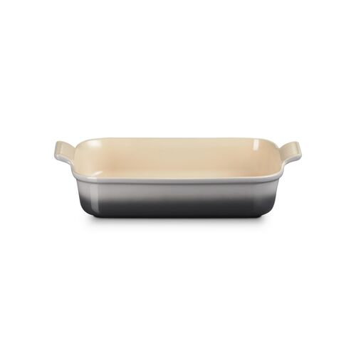 Le Creuset aardewerken rechthoekige ovenschaal - 19 cm / 1.1 liter - ebbenzwart