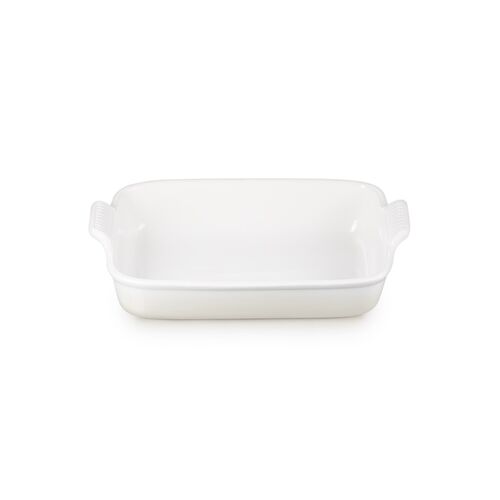 Le Creuset aardewerken rechthoekige ovenschaal - 32 cm / 4.0 liter - meringue