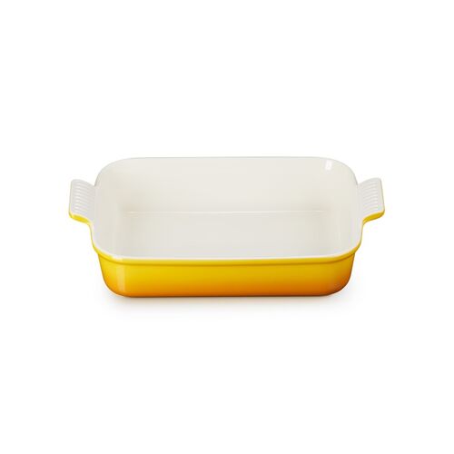 Le Creuset aardewerken rechthoekige ovenschaal - 32 cm / 3.8 liter - nectar