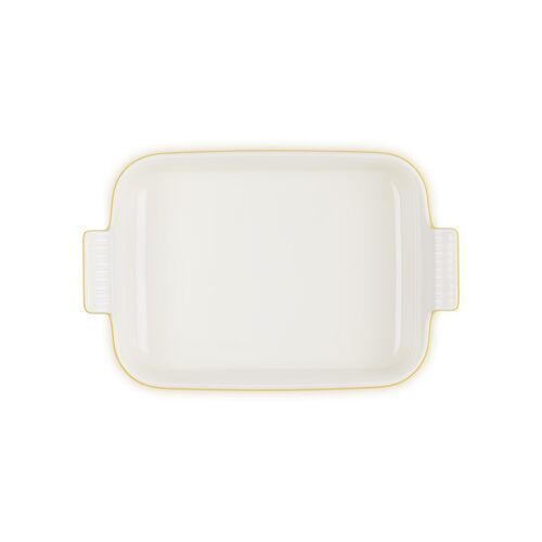 Le Creuset aardewerken rechthoekige ovenschaal - 32 cm / 3.8 liter - nectar