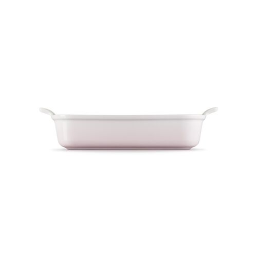 Le Creuset aardewerken rechthoekige ovenschaal - 32 cm / 4.0 liter - shell pink
