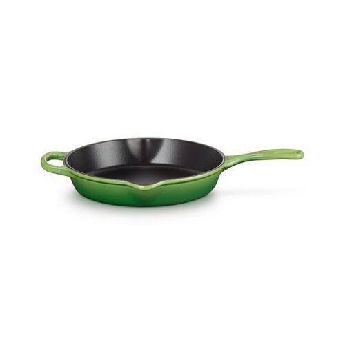 Le Creuset gietijzeren hoge skillet - 26 cm / 2 liter - bamboo