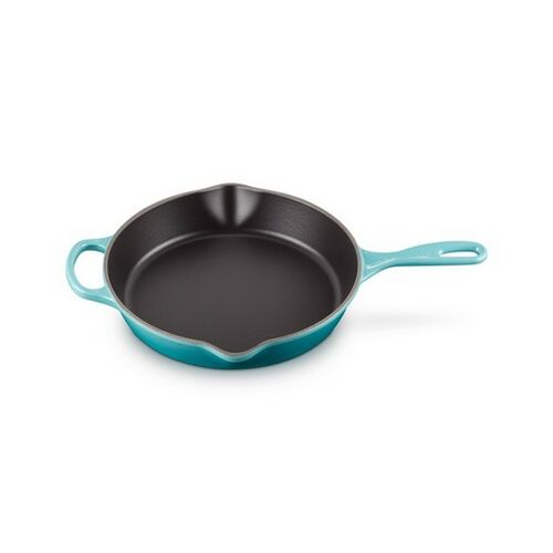 Le Creuset gietijzeren hoge skillet - 26 cm / 2 liter - caribbean blue