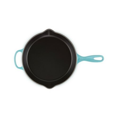 Le Creuset gietijzeren hoge skillet - 26 cm / 2 liter - caribbean blue