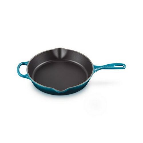Le Creuset gietijzeren hoge skillet - 26 cm / 2 liter - deep teal