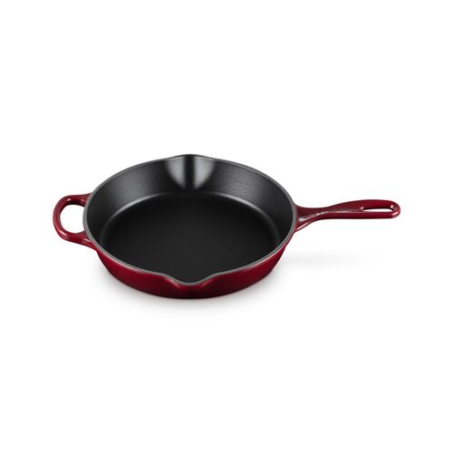 Le Creuset gietijzeren hoge skillet - 26 cm / 2 liter - kersenrood