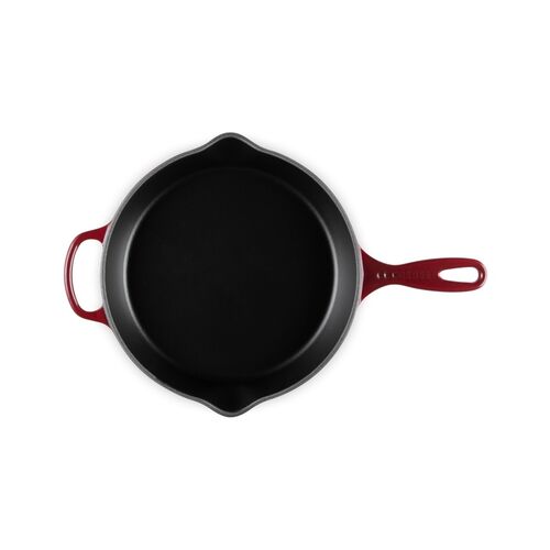 Le Creuset gietijzeren hoge skillet - 26 cm / 2 liter - kersenrood