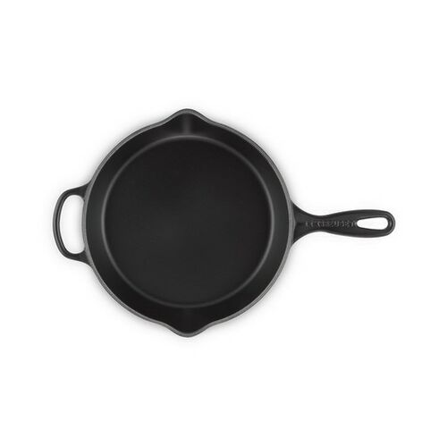Le Creuset gietijzeren hoge skillet - 26 cm / 2 liter - mat zwart