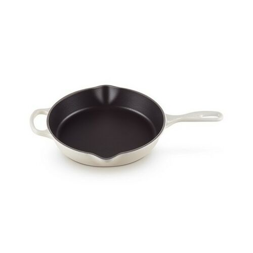 Le Creuset gietijzeren hoge skillet - 26 cm / 2 liter - meringue