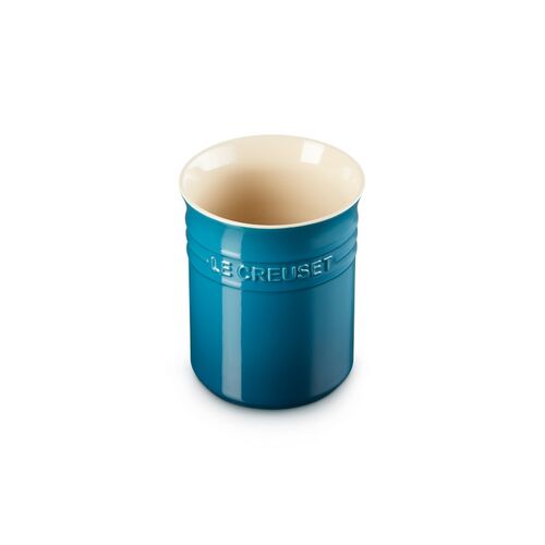 Le Creuset aardewerken spatelpot - deep teal