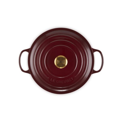 Le Creuset gietijzeren ronde braadpan 18 cm / 1.8 liter - kersenrood