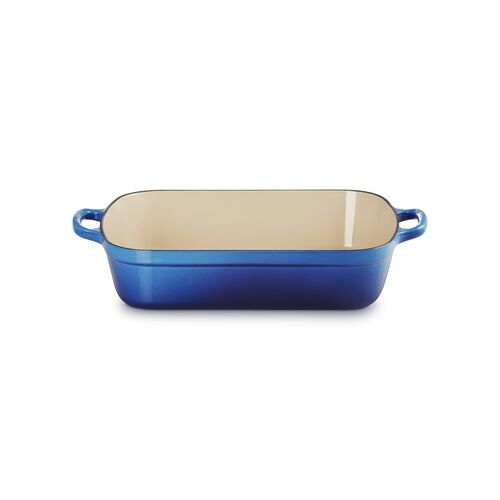 Le Creuset gietijzeren braadslede 33 cm / 4.9 liter - bamboo
