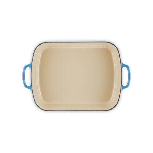 Le Creuset gietijzeren braadslede 33 cm / 4.9 liter - bamboo