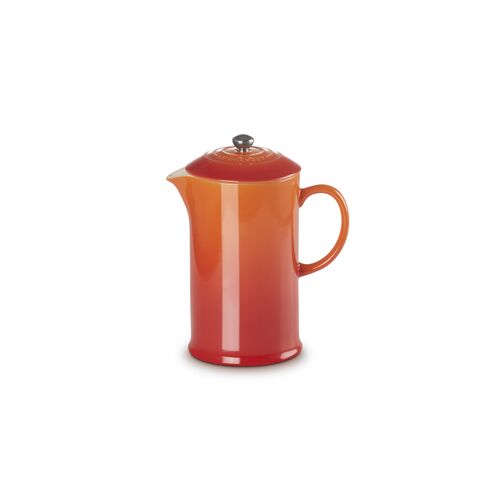 Le Creuset aardewerken cafetière - oranjerood