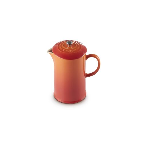 Le Creuset aardewerken cafetière - oranjerood