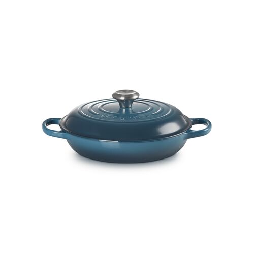 Le Creuset gietijzeren campagnard 26 cm / 2.2 liter - shell pink