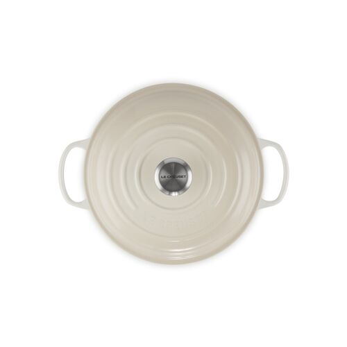 Le Creuset gietijzeren campagnard 26 cm / 2.2 liter - meringue