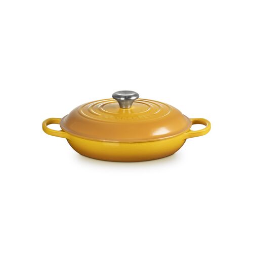Le Creuset gietijzeren campagnard 26 cm / 2.2 liter - shell pink