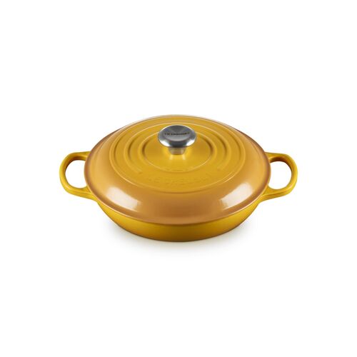 Le Creuset gietijzeren campagnard 26 cm / 2.2 liter - shell pink
