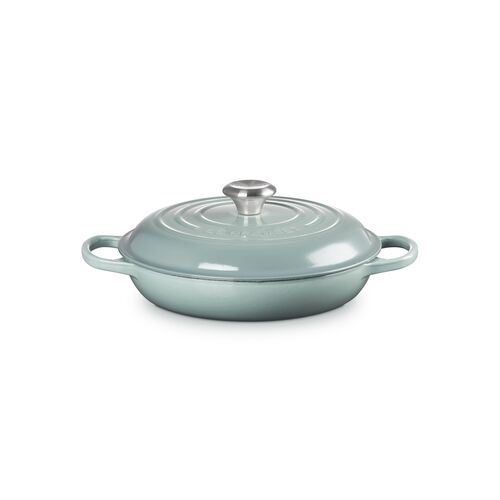 Le Creuset gietijzeren campagnard 26 cm / 2.2 liter - shell pink