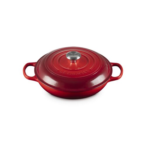 Le Creuset gietijzeren campagnard 26 cm / 2.2 liter - shell pink