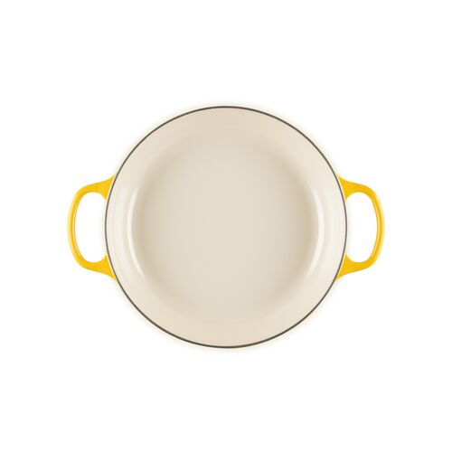 Le Creuset gietijzeren campagnard 26 cm / 2.2 liter - shell pink