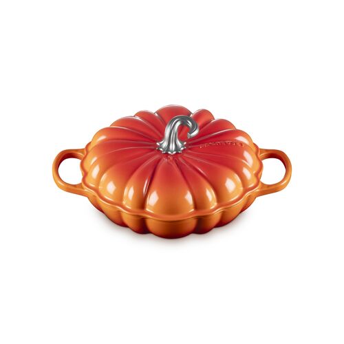 Le Creuset gietijzeren pompoen campagnard 28cm - oranjerood