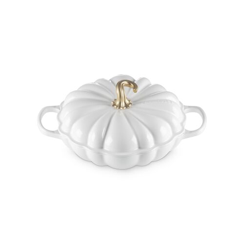 Le Creuset gietijzeren pompoen campagnard 28cm / 2.5 liter - oranjerood [CLONE]