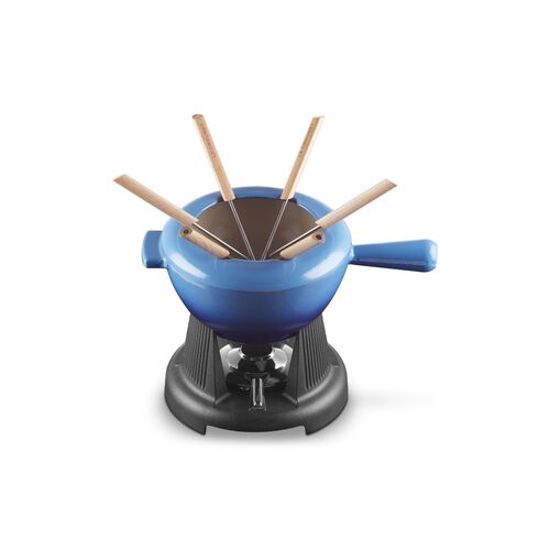 Le Creuset gietijzeren fondueset - 2 liter - kersenrood