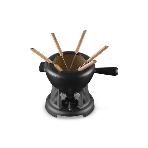 Le Creuset gietijzeren fondueset - 2 liter - kersenrood