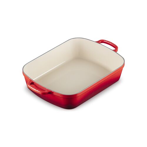 Braadslede in Geëmailleerd Gietijzer Kersenrood 37 cm / 6.6L