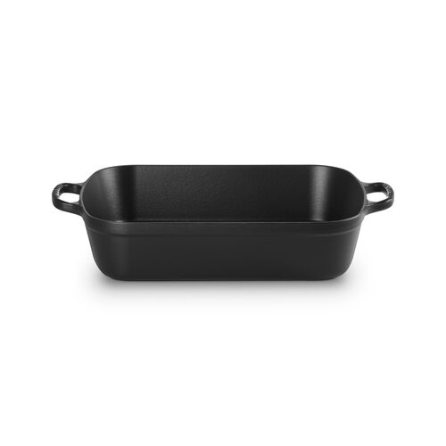 Braadslede in Geëmailleerd Gietijzer Mat Zwart 37 cm / 6.6L