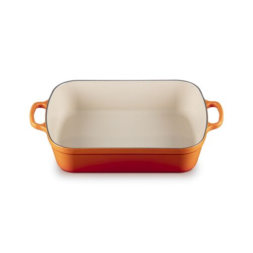 Braadslede in Geëmailleerd Gietijzer Oranjerood 37 cm / 6.6L