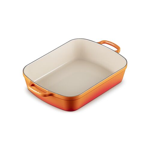 Braadslede in Geëmailleerd Gietijzer Oranjerood 37 cm / 6.6L