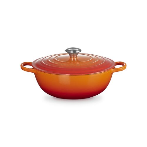 Le Creuset gietijzeren marmite - 24 cm / 3.1 liter - shell pink