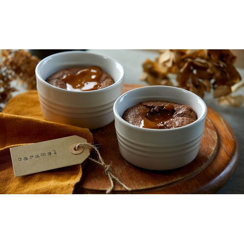 Le Creuset aardewerken ramekin - oranjerood