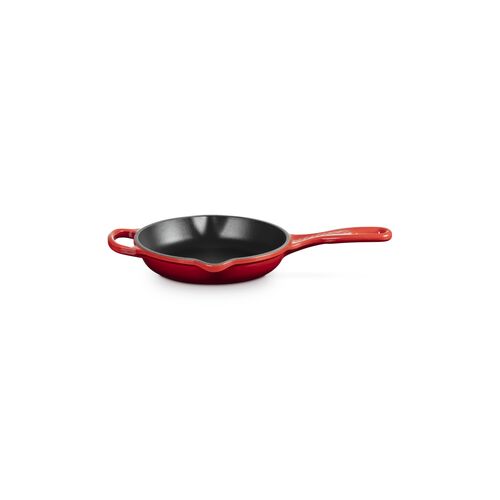 Le Creuset ronde gietijzeren skillet - 16 cm - kersenrood