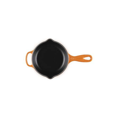 Le Creuset ronde gietijzeren skillet - 16 cm - oranjerood