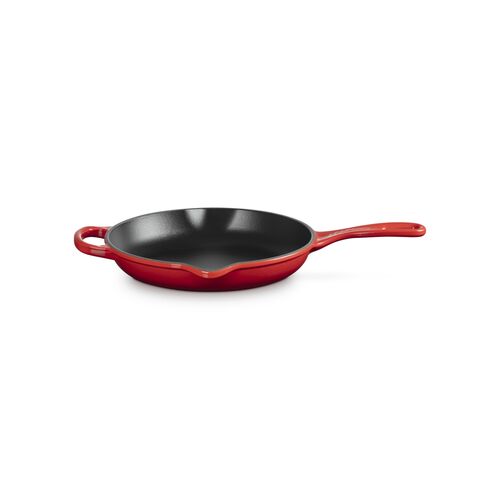 Le Creuset ronde gietijzeren skillet - 23 cm - kersenrood