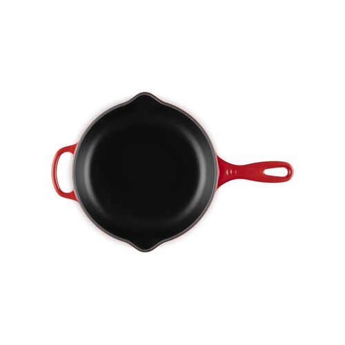 Le Creuset ronde gietijzeren skillet - 23 cm - kersenrood
