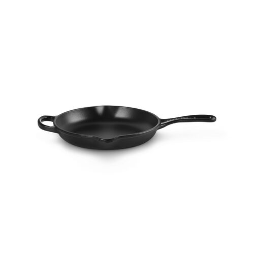 Le Creuset ronde gietijzeren skillet - 23 cm - mat zwart