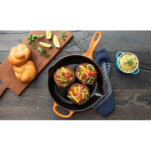 Le Creuset ronde gietijzeren skillet - 23 cm - oranjerood