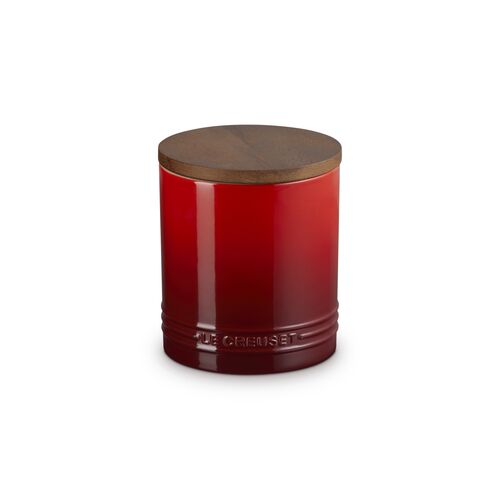 Le Creuset aardewerken voorraadpot 1.1 liter - kersenrood