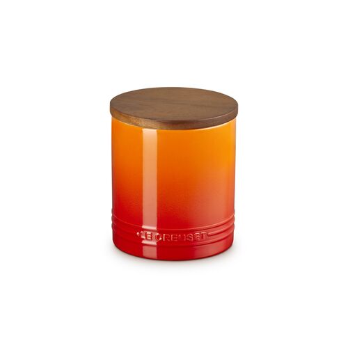 Le Creuset aardewerken voorraadpot 1.1 liter - kersenrood
